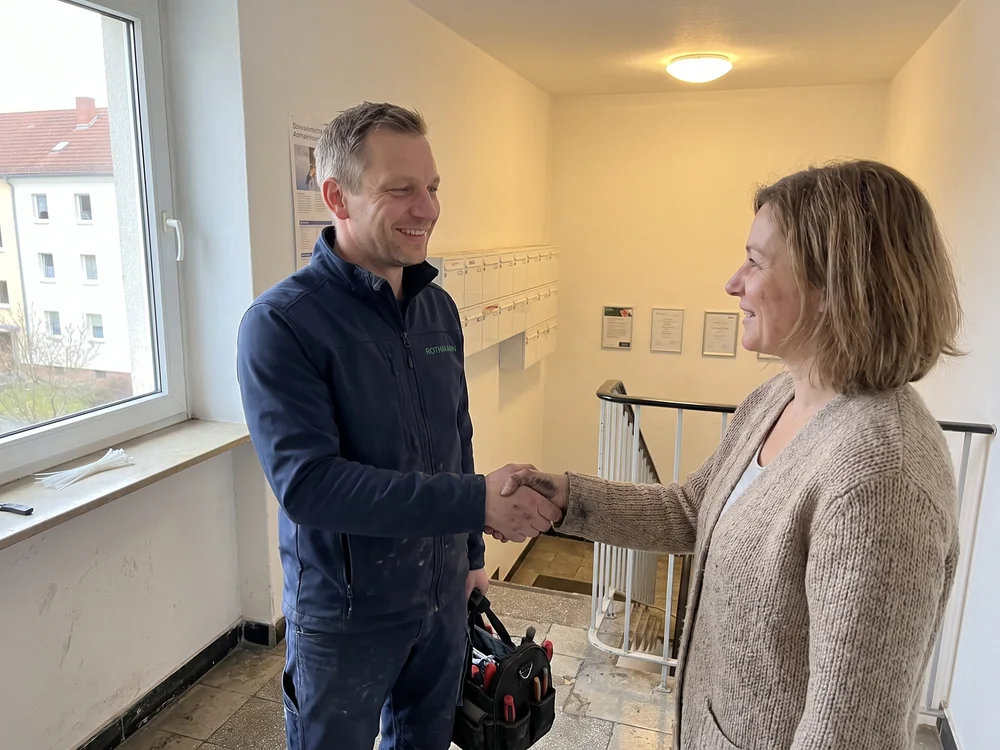 Reparieren und abnehmen